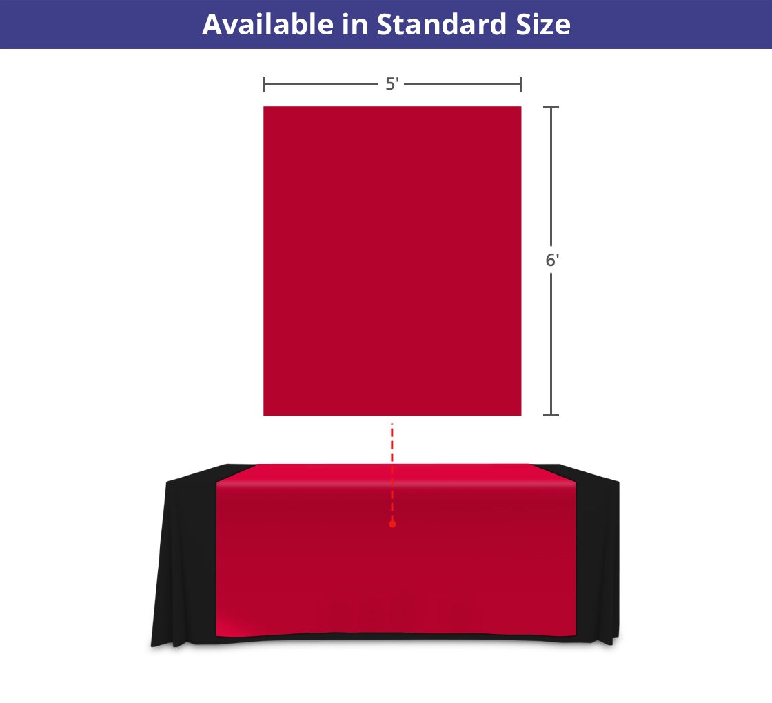5' x 6' Table Runners - Red