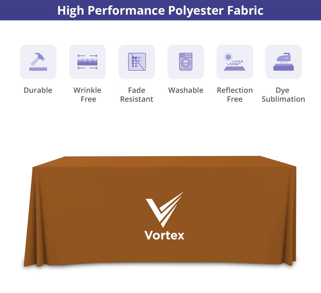 Premium Full Color Table Covers & Throws