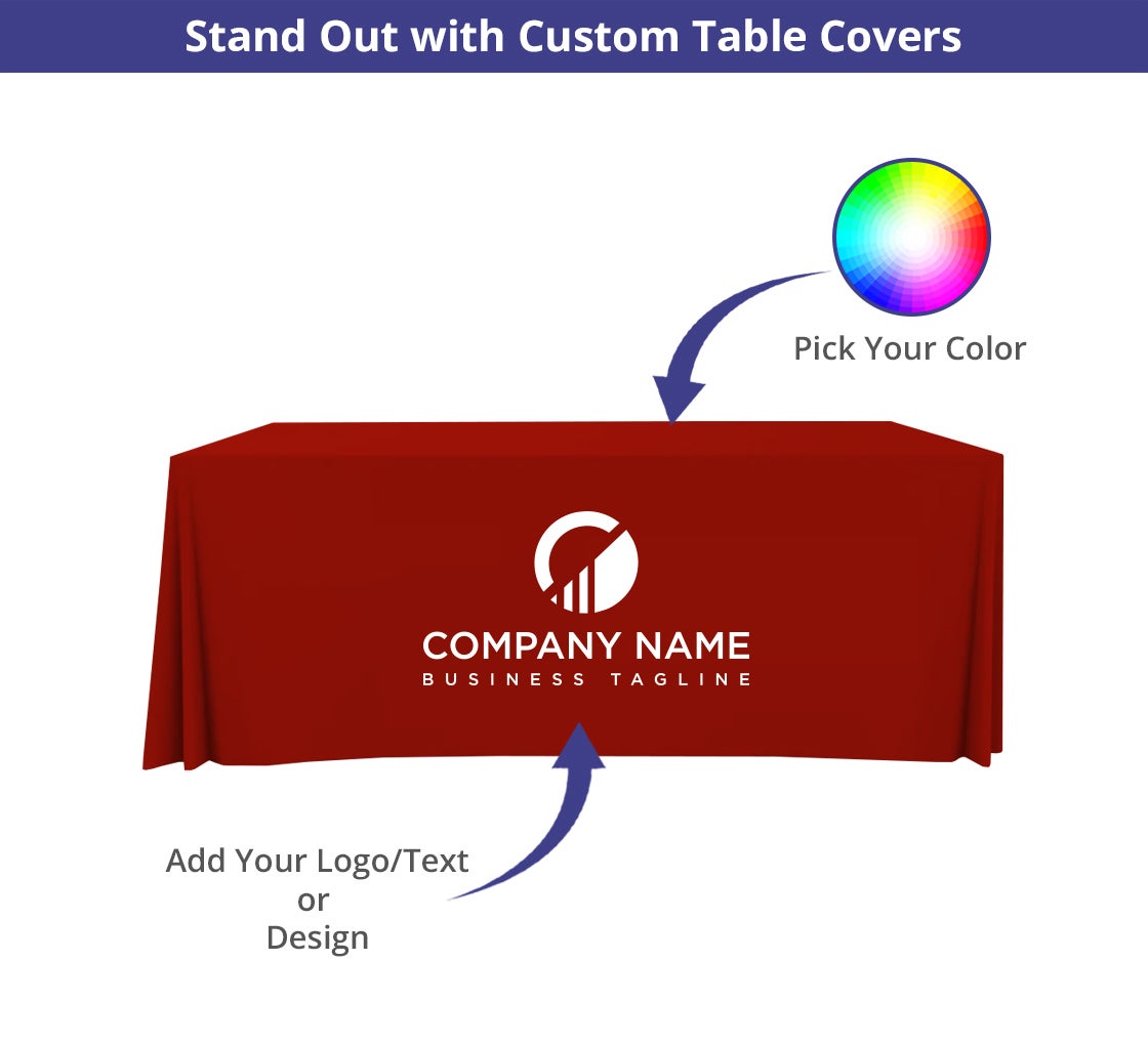 Premium Full Color Table Covers & Throws