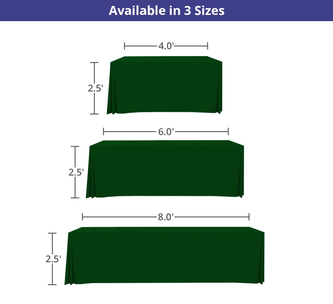 Premium Full Color Table Covers & Throws