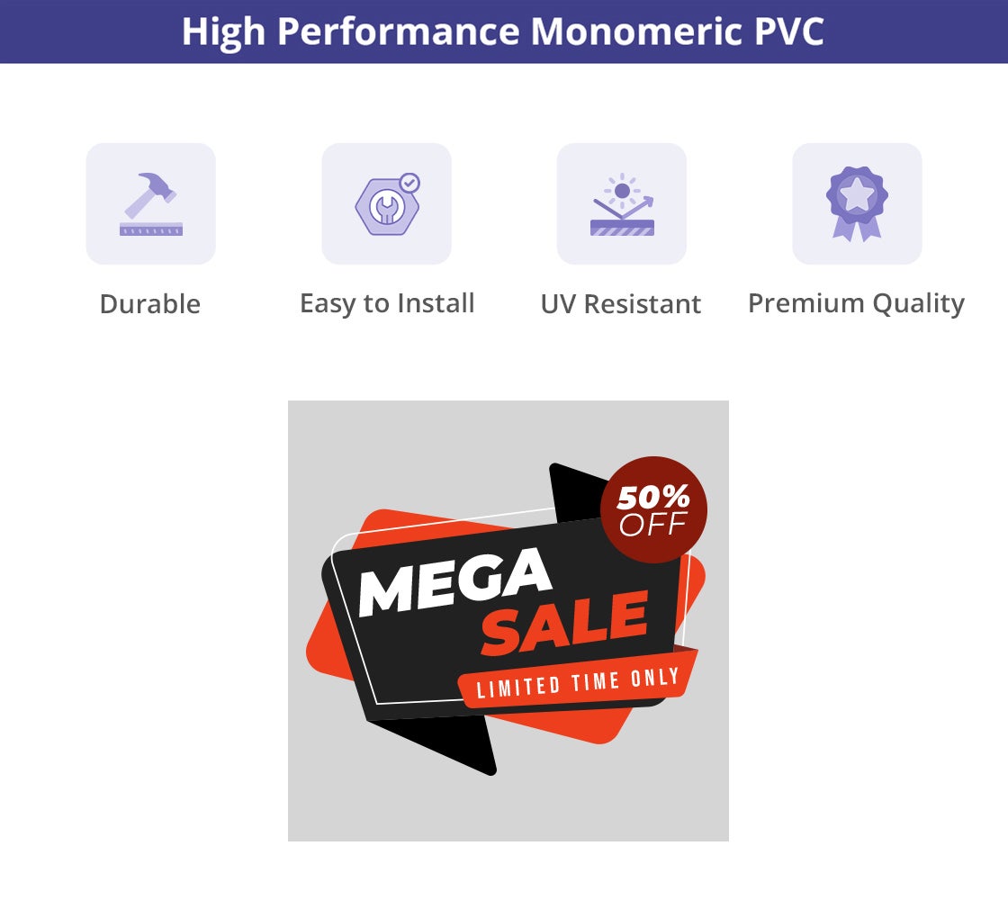 Front Adhesive Printed Frosted Decals