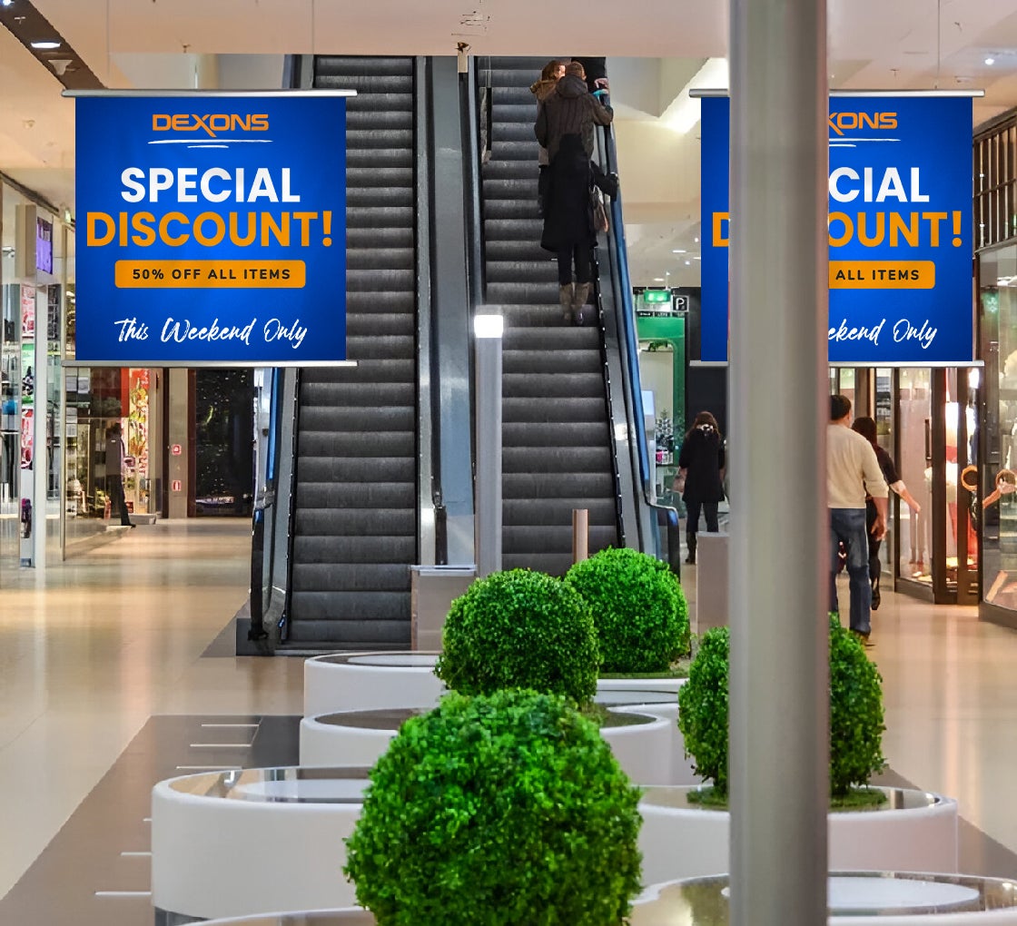 Hanging Clamp Bar Banners