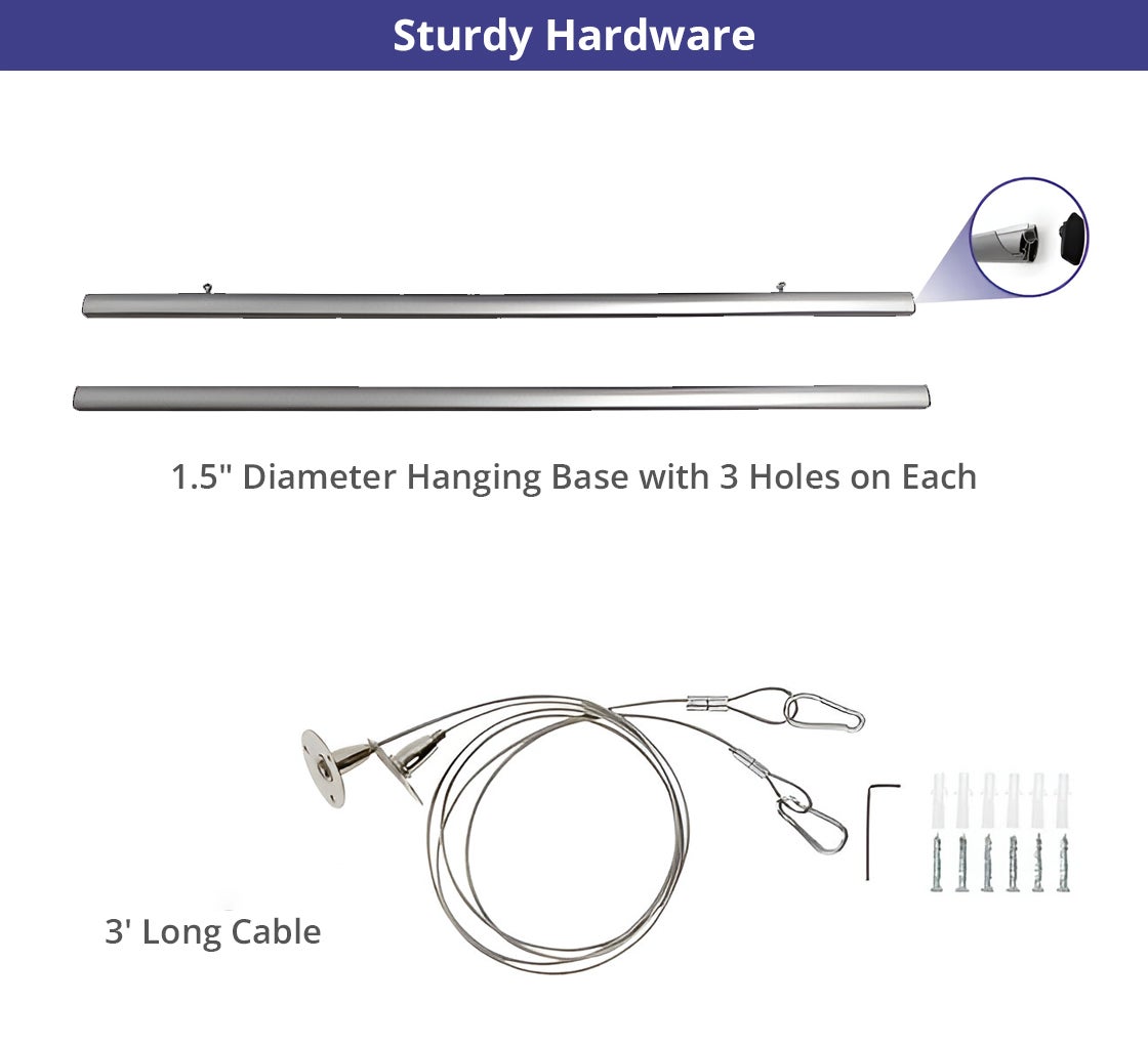 Hanging Clamp Bar Banners