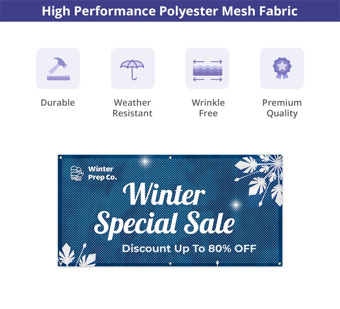 Fabric Mesh Banners