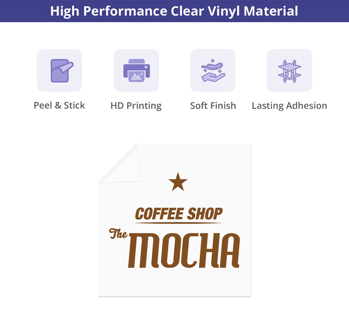 Clear Vinyl Decals