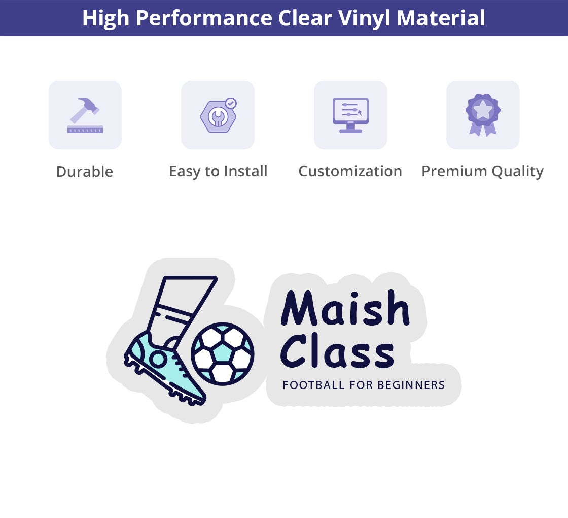 Die-Cut Clear Window Decals