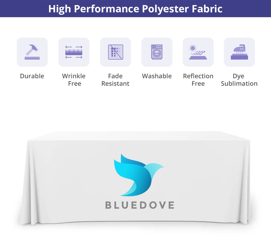 Premium White Table Covers & Throws