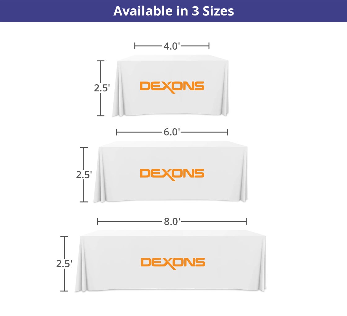 Premium White Table Covers & Throws