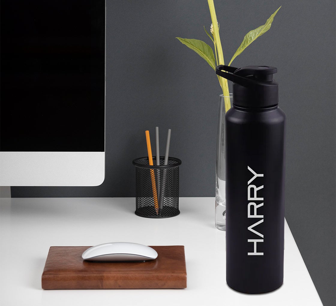 Personalised Sigma Stainless Steel Water Bottle