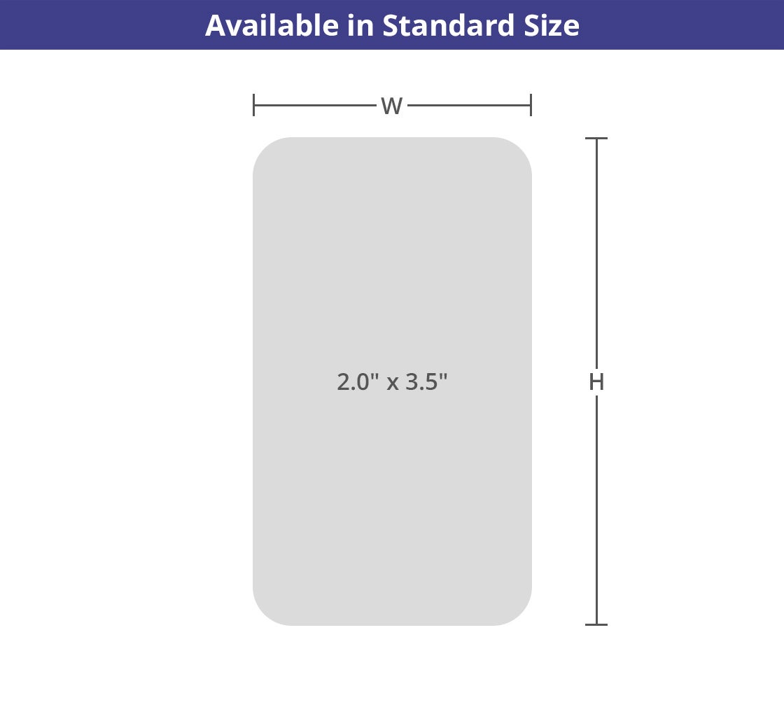 Rounded Corners Business Cards - Vertical
