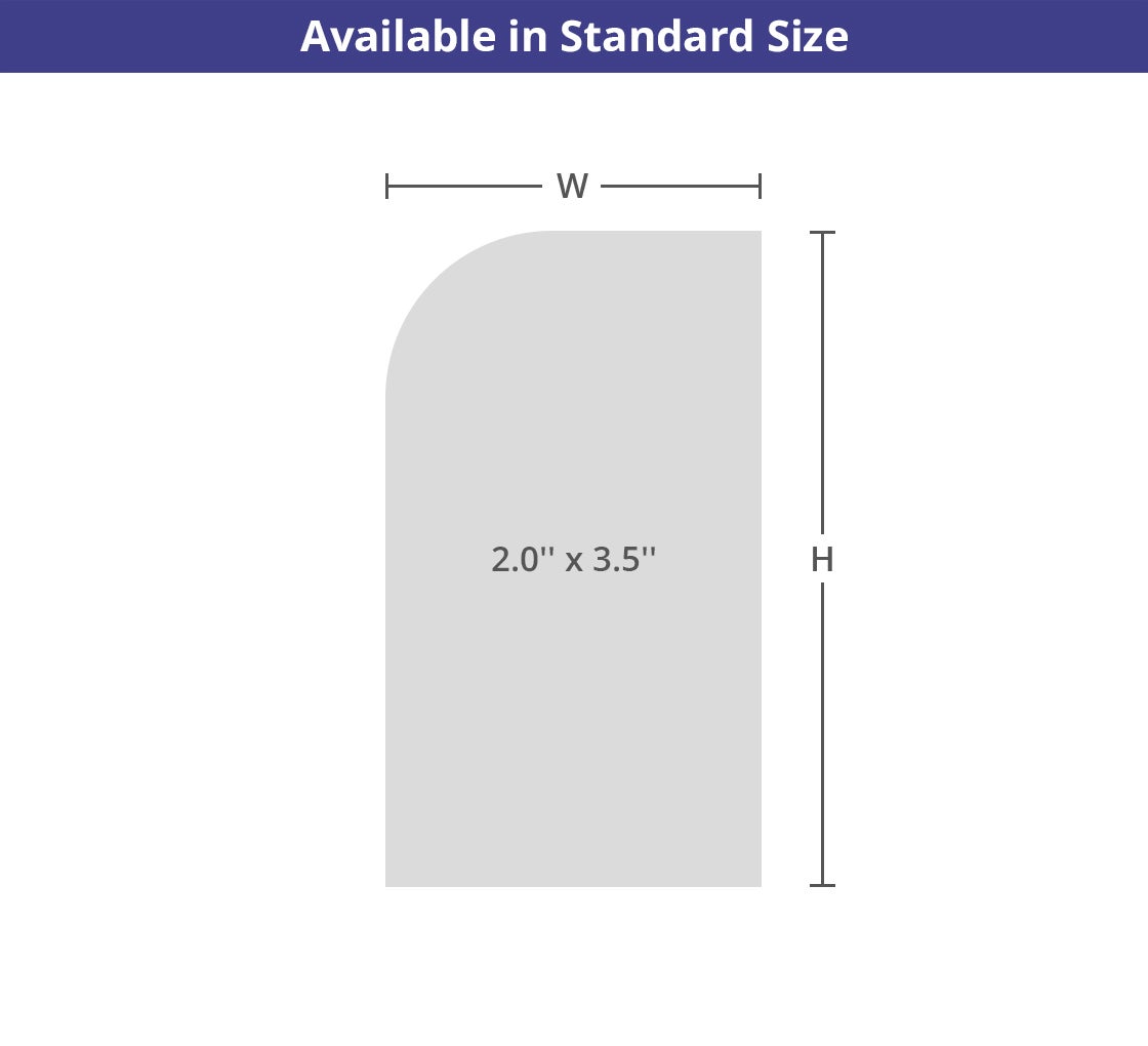 Die-Cut Business Cards - Vertical