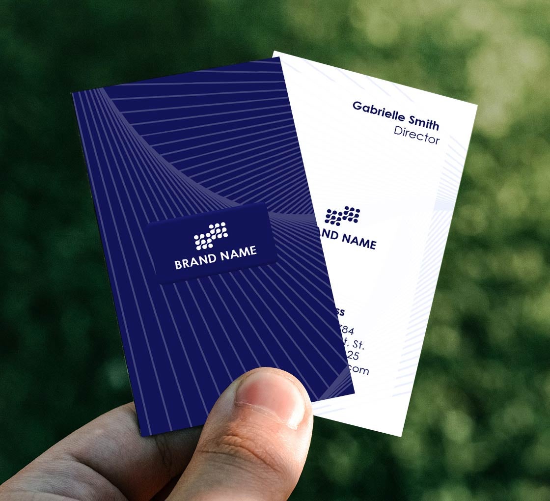 Custom Business Cards - Vertical