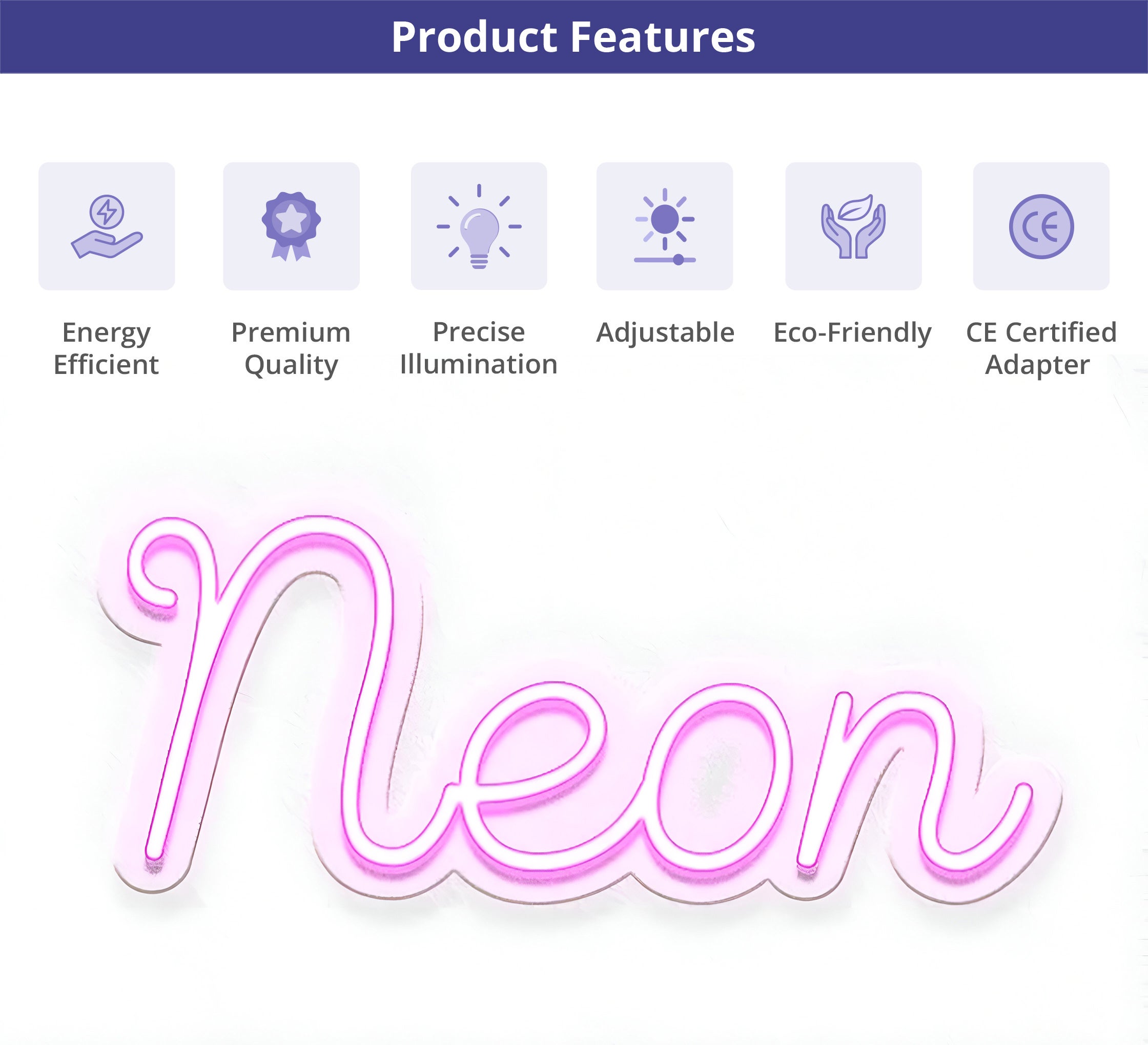 25th Happy Birthday Neon Sign