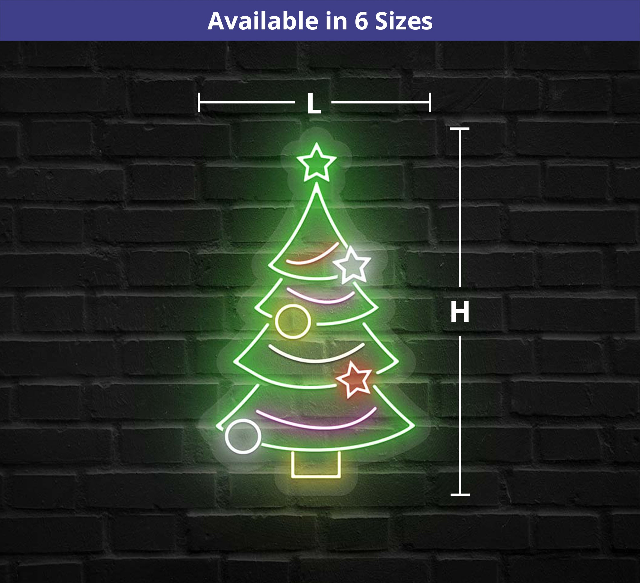 Christmas Tree Neon Sign