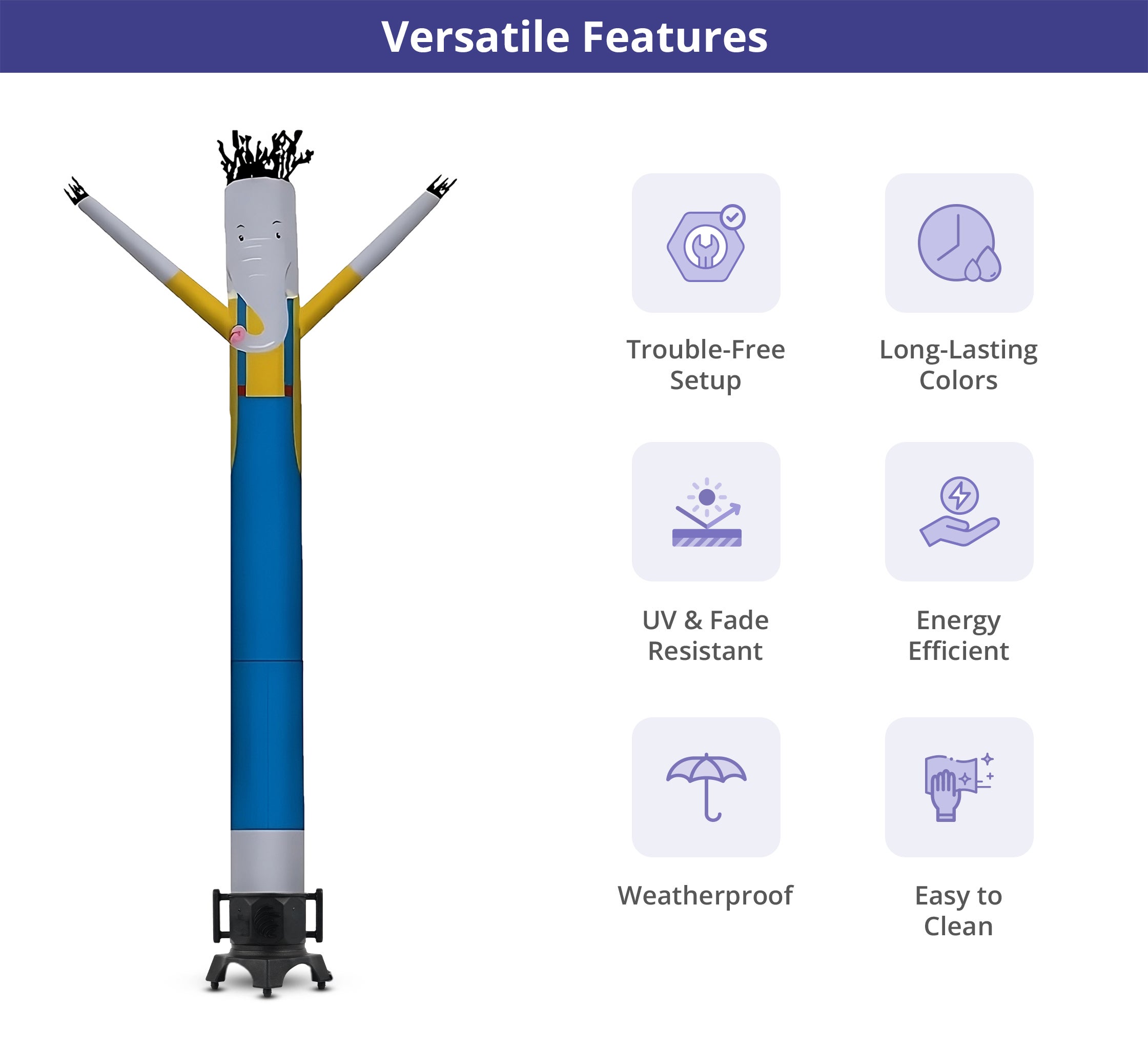 Elephant Inflatable Tube Man