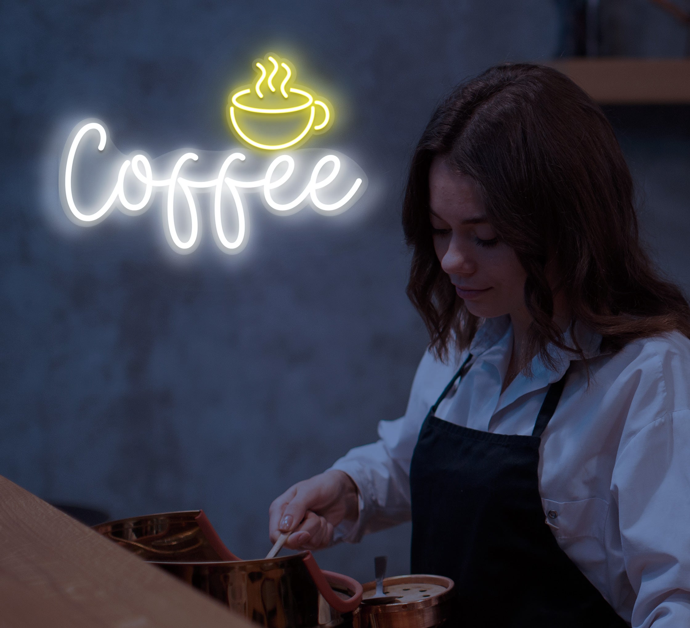 Hot Coffee Neon Sign