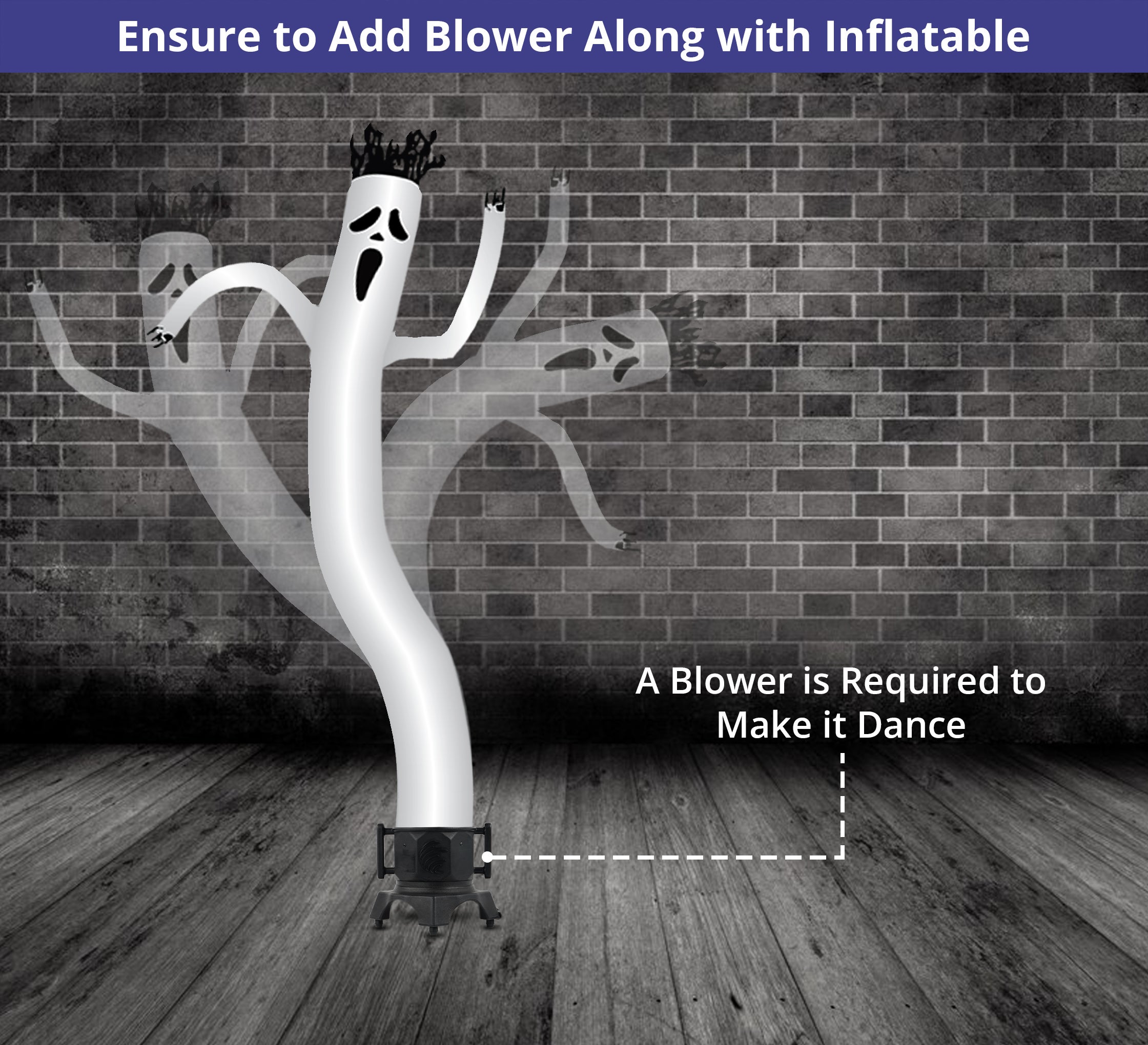 Halloween Ghost Inflatable Tube Man 