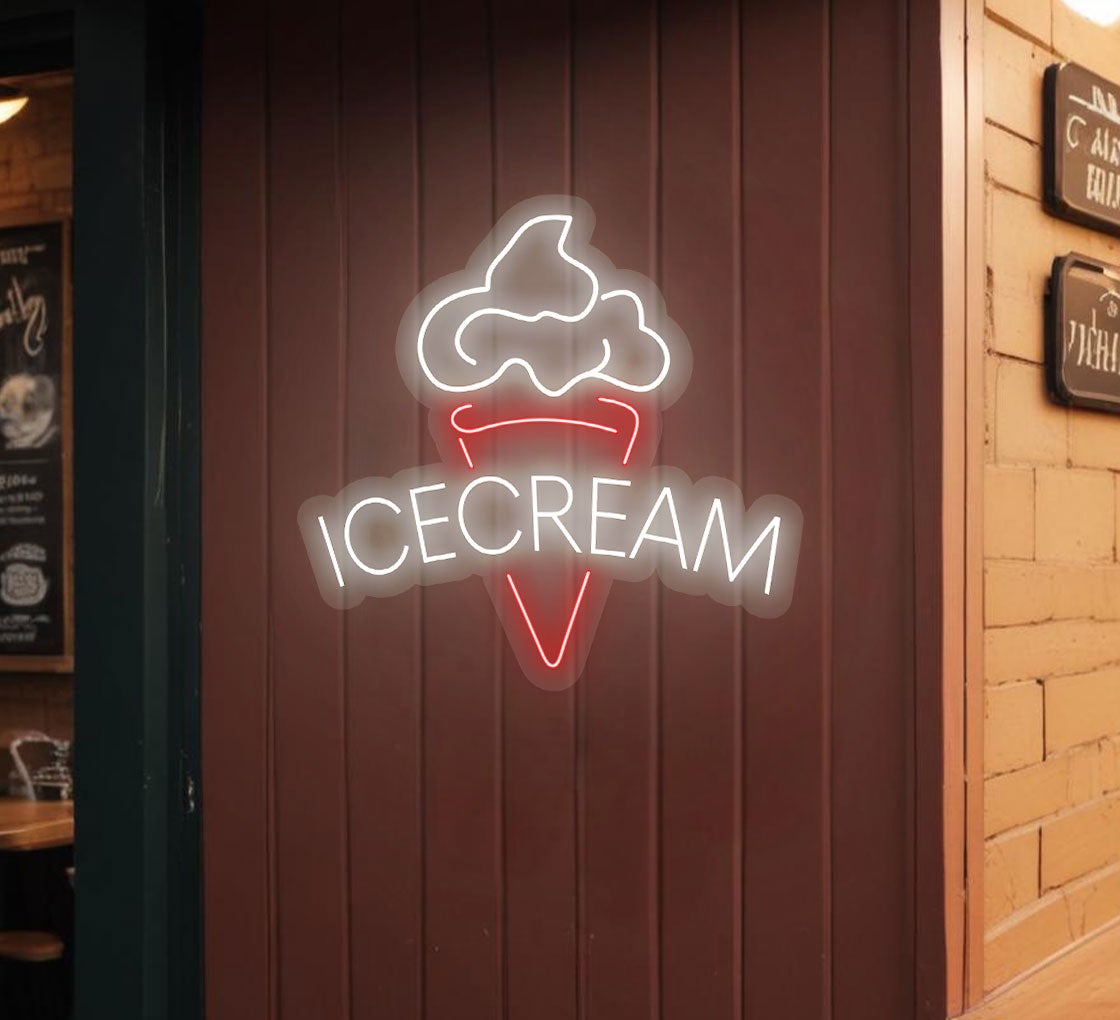 Ice Cream Neon Sign