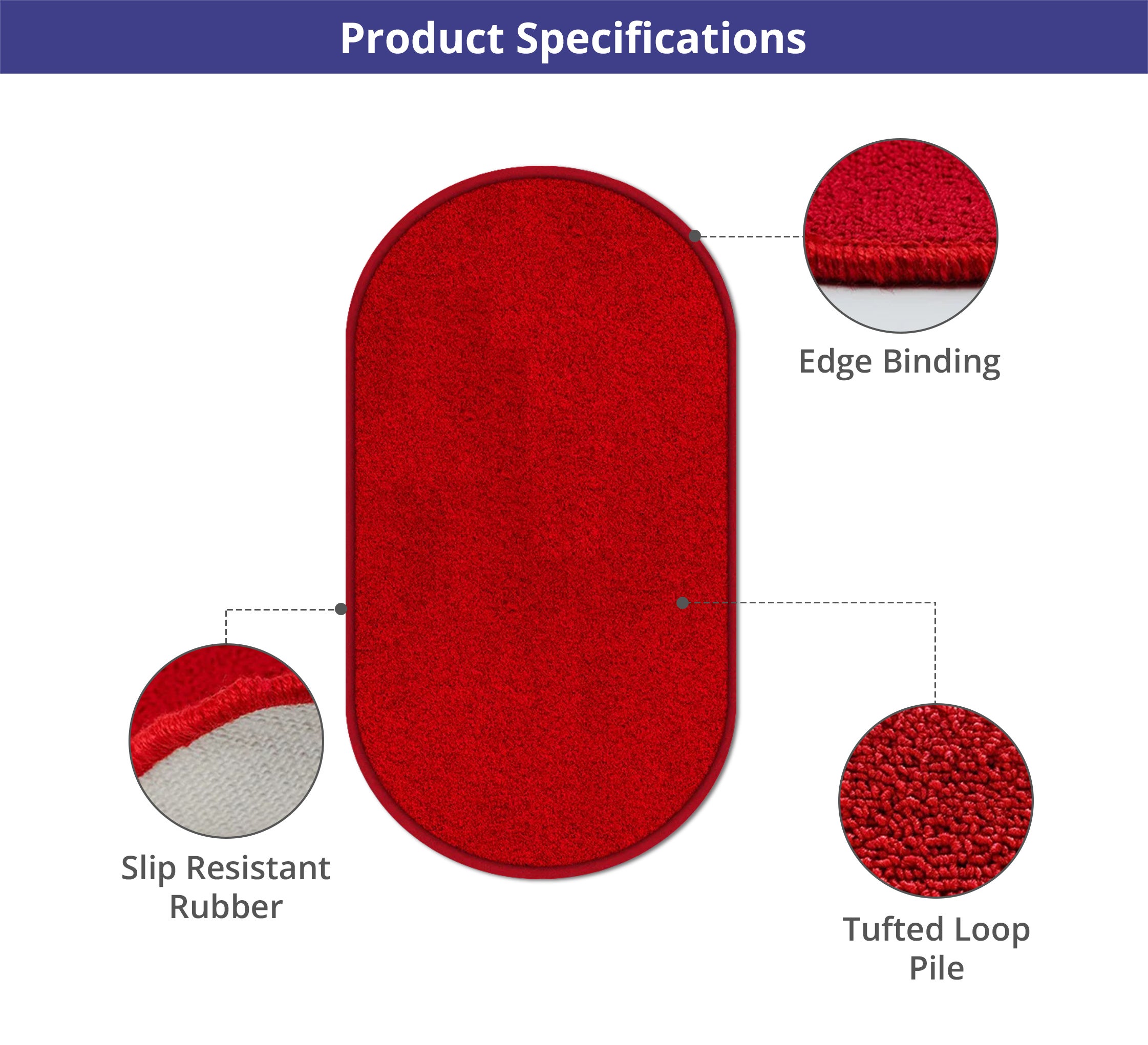 Custom Event Carpet - Oval