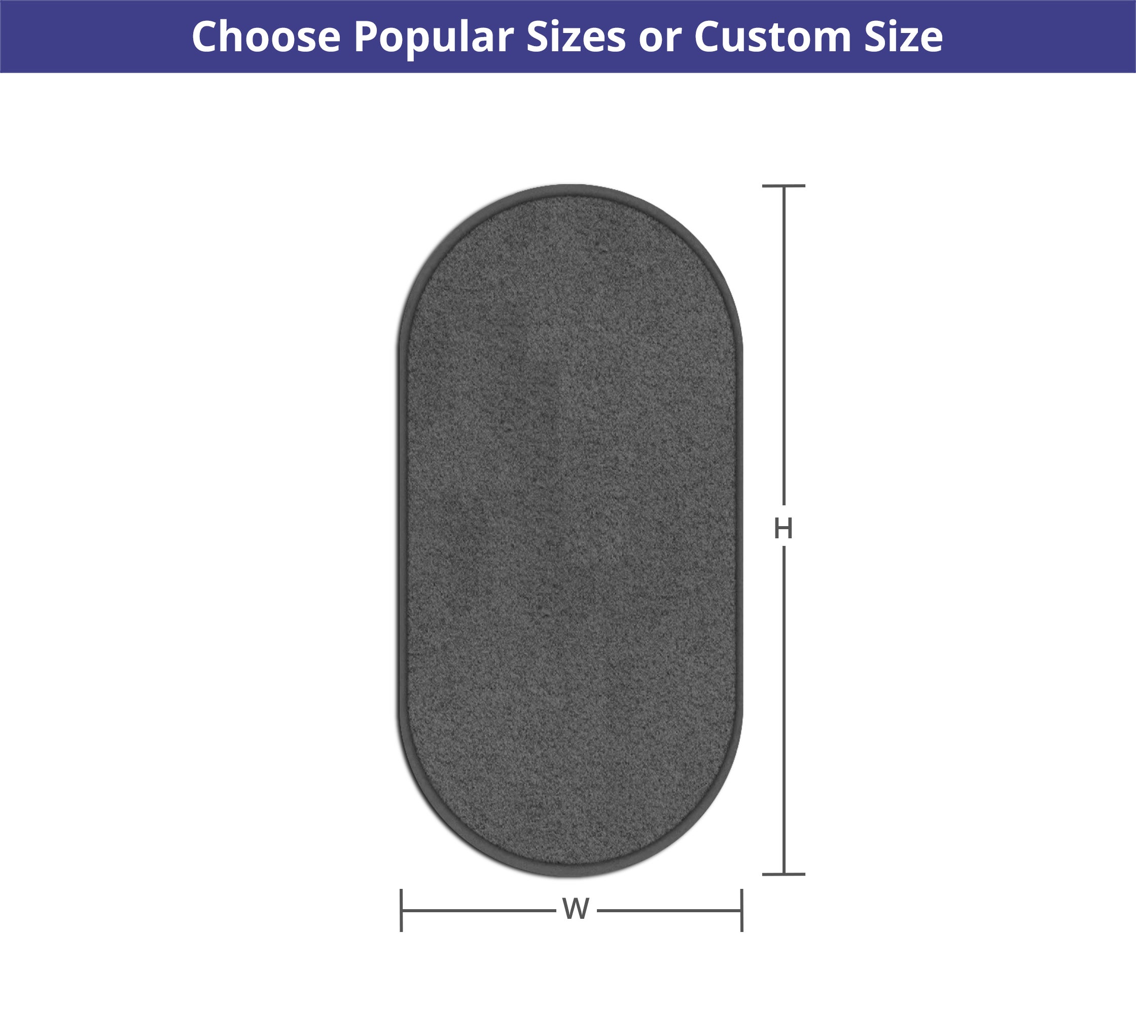 Custom Event Carpet - Oval