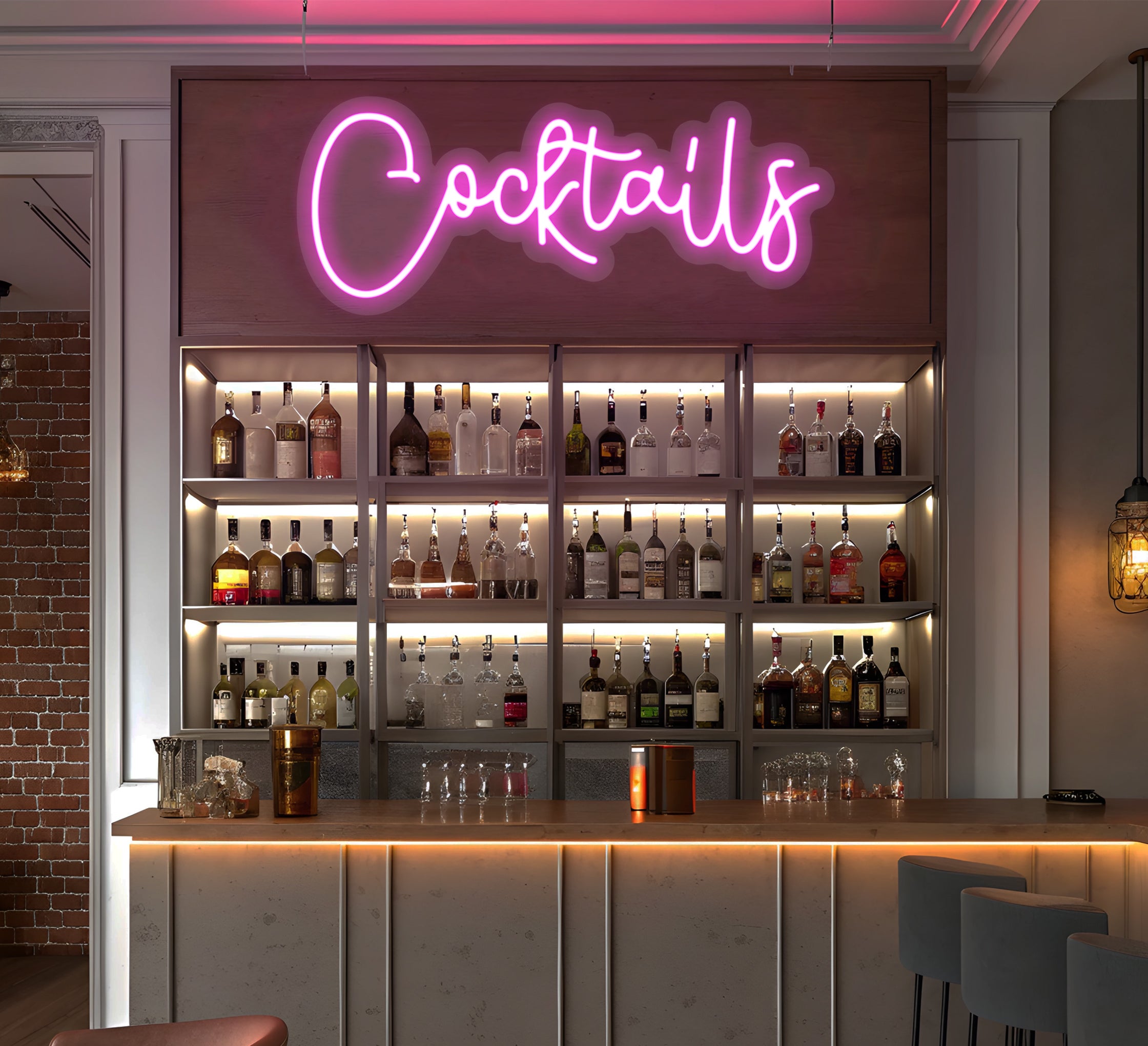 Neon Cocktails Sign