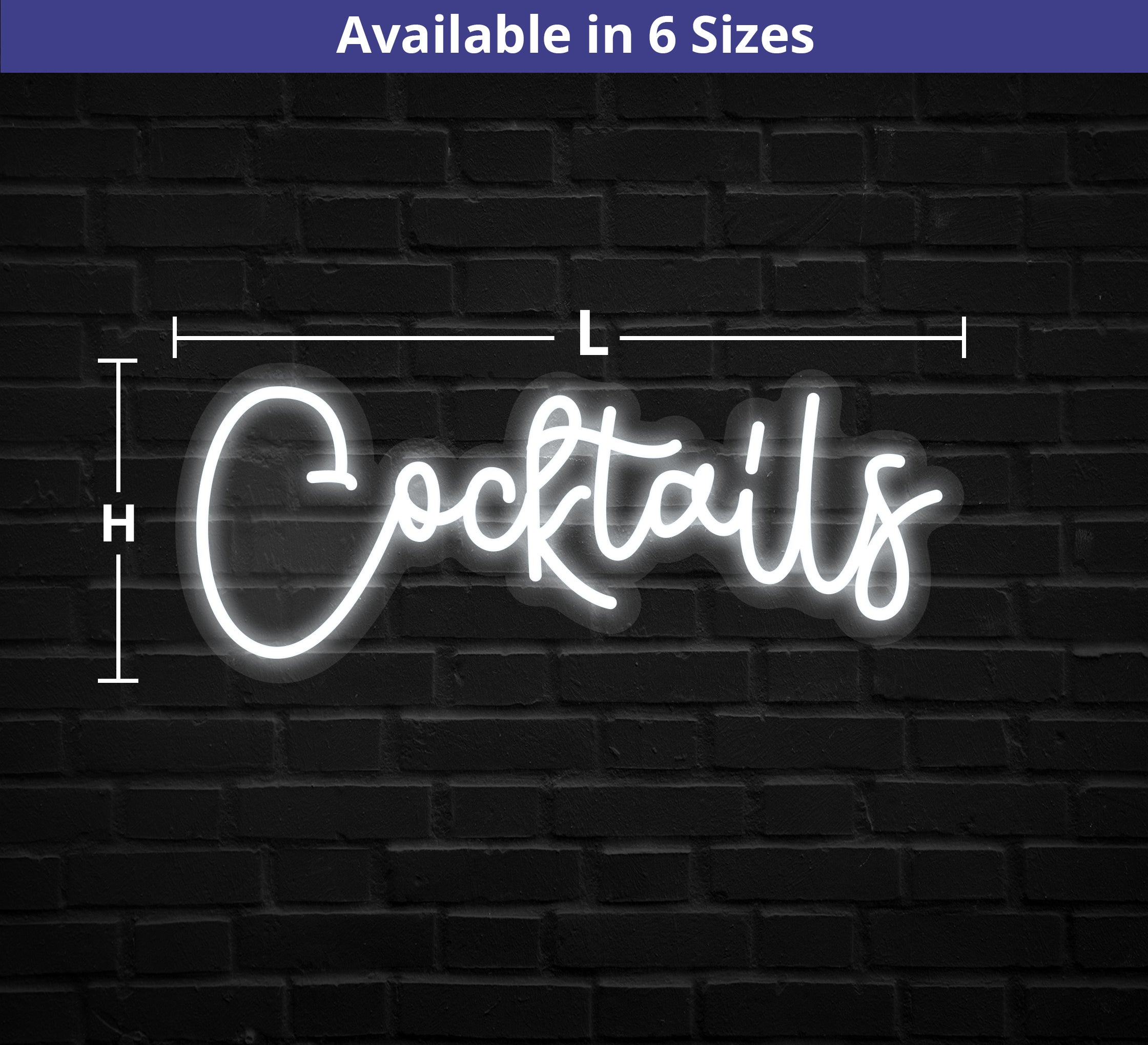 Neon Cocktails Sign
