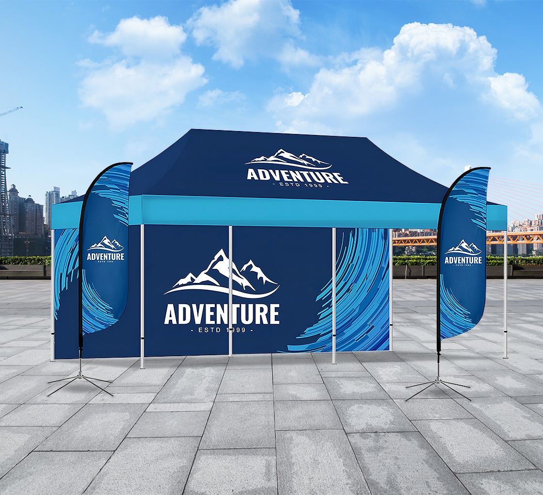 Display Package for 20 Ft x 10 Ft Trade Show Booth