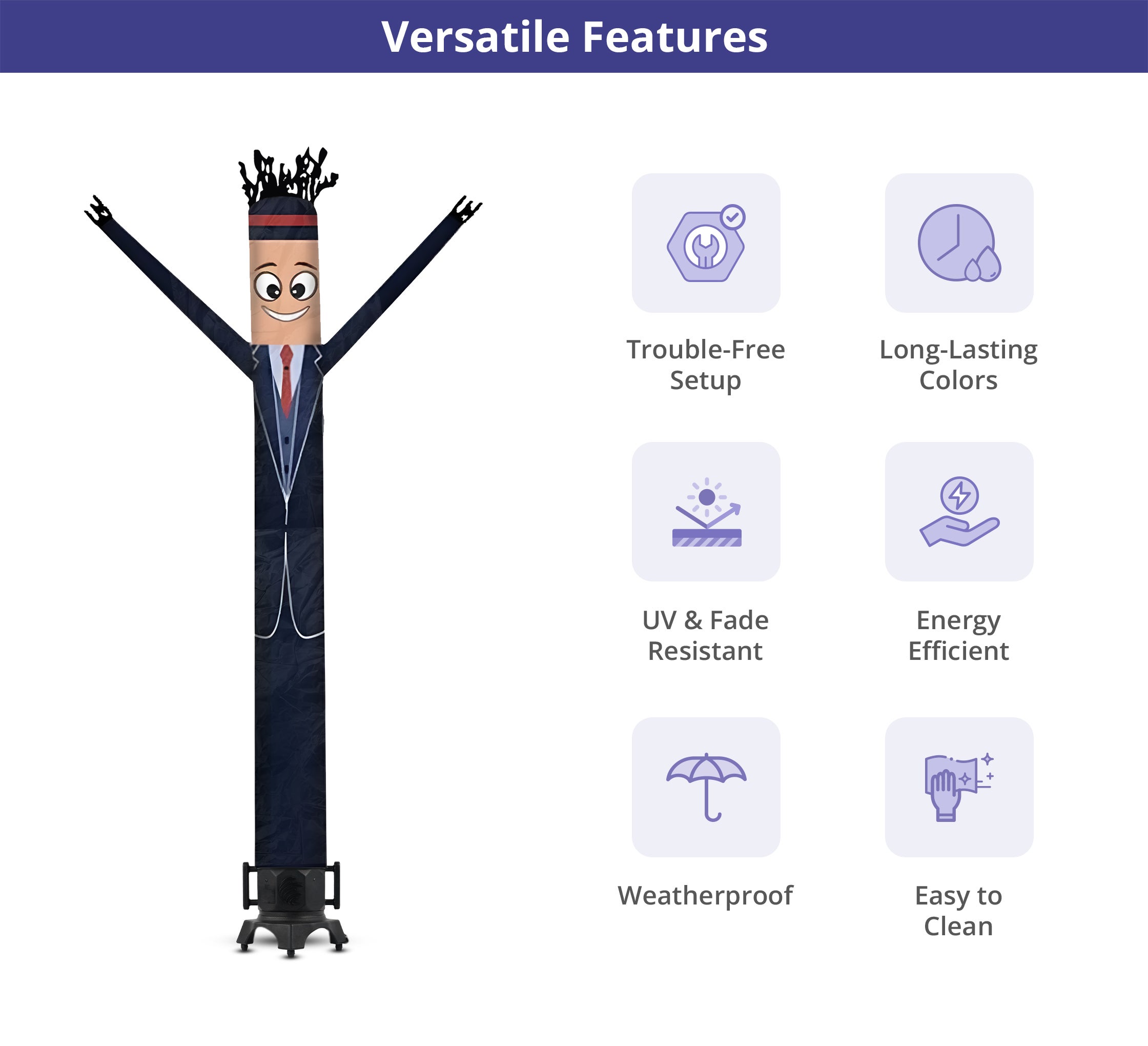Tuxedo Inflatable Tube Man