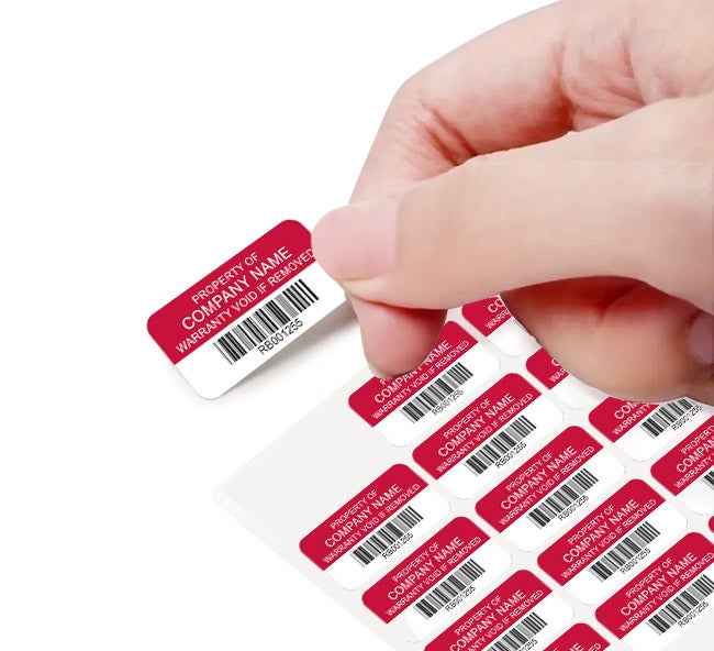 Tamper-Proof Void Asset Labels