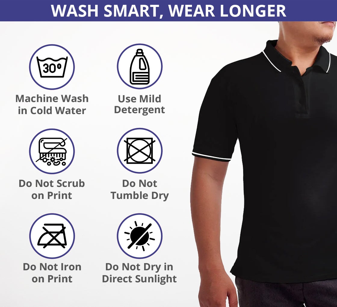 Men's Cotton Polo Shirt - Embroidered