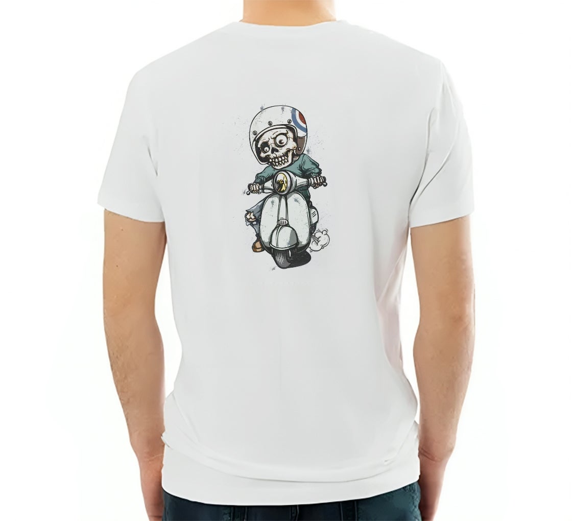 Men's Printed Organic T shirt - Crew Neck 