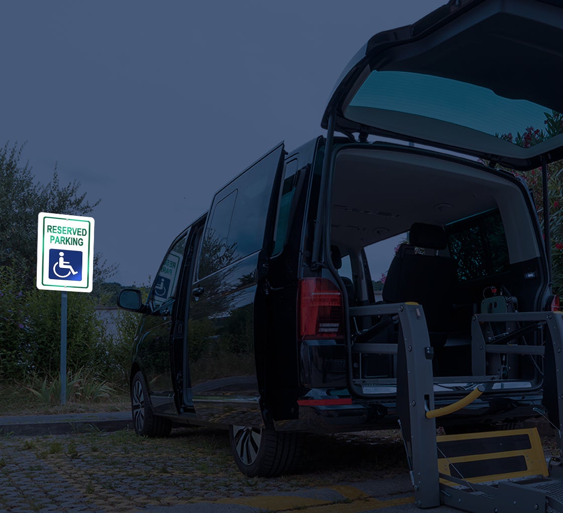 Reflective Handicap Parking Signs