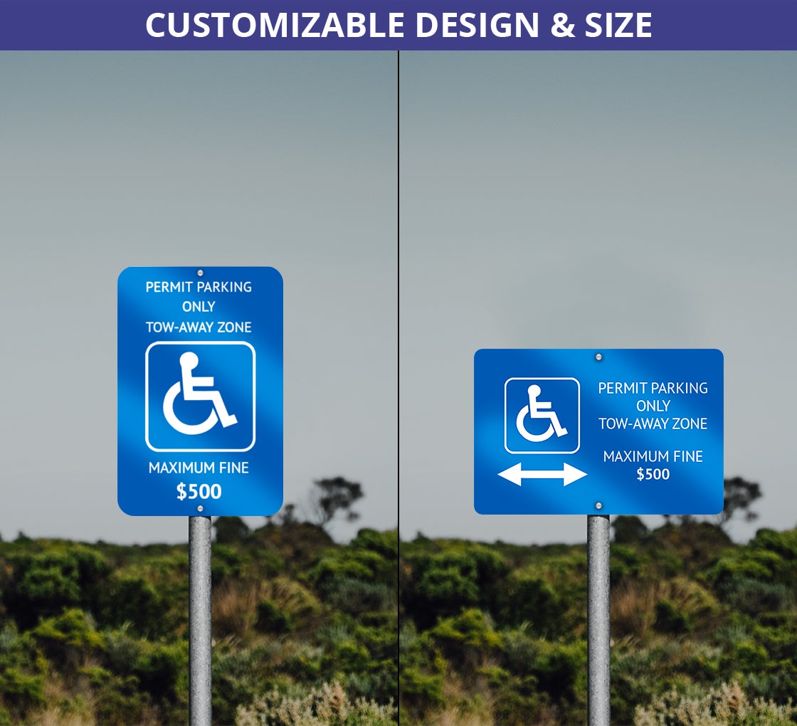 Reflective Handicap Parking Signs