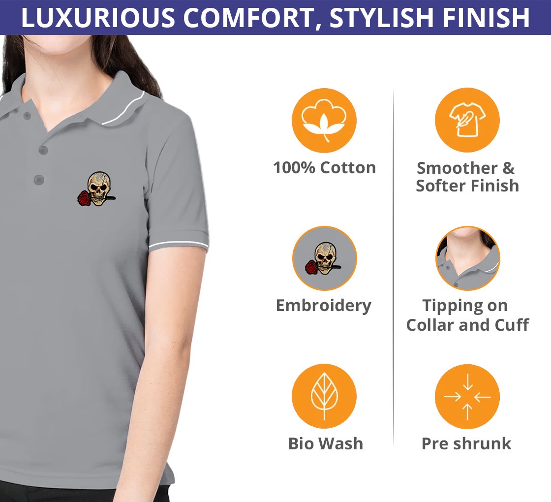 Women's Polo Shirt – Embroidered