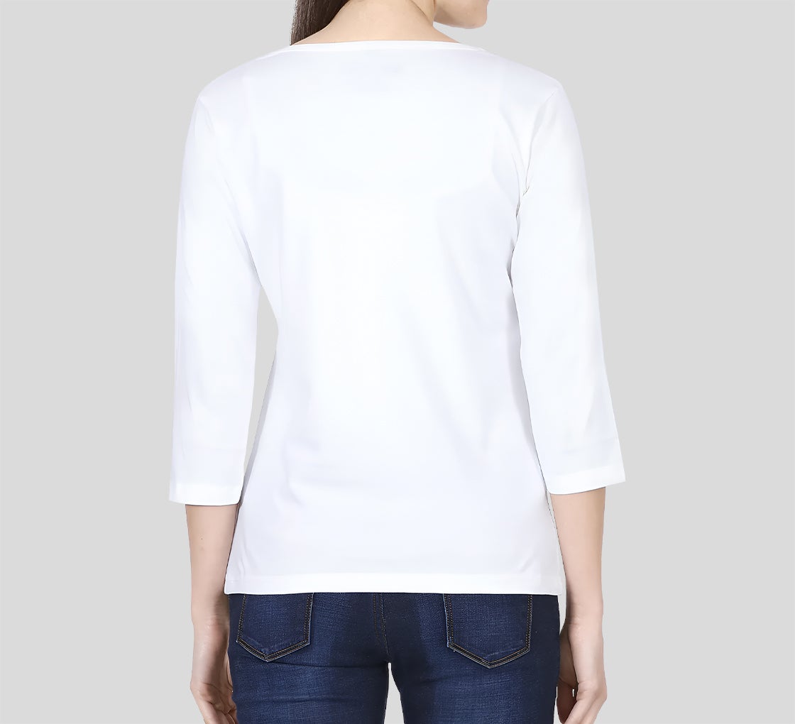 Buy Women's 3/4 Sleeves T-Shirts at 20% Off on First Order CircleOne