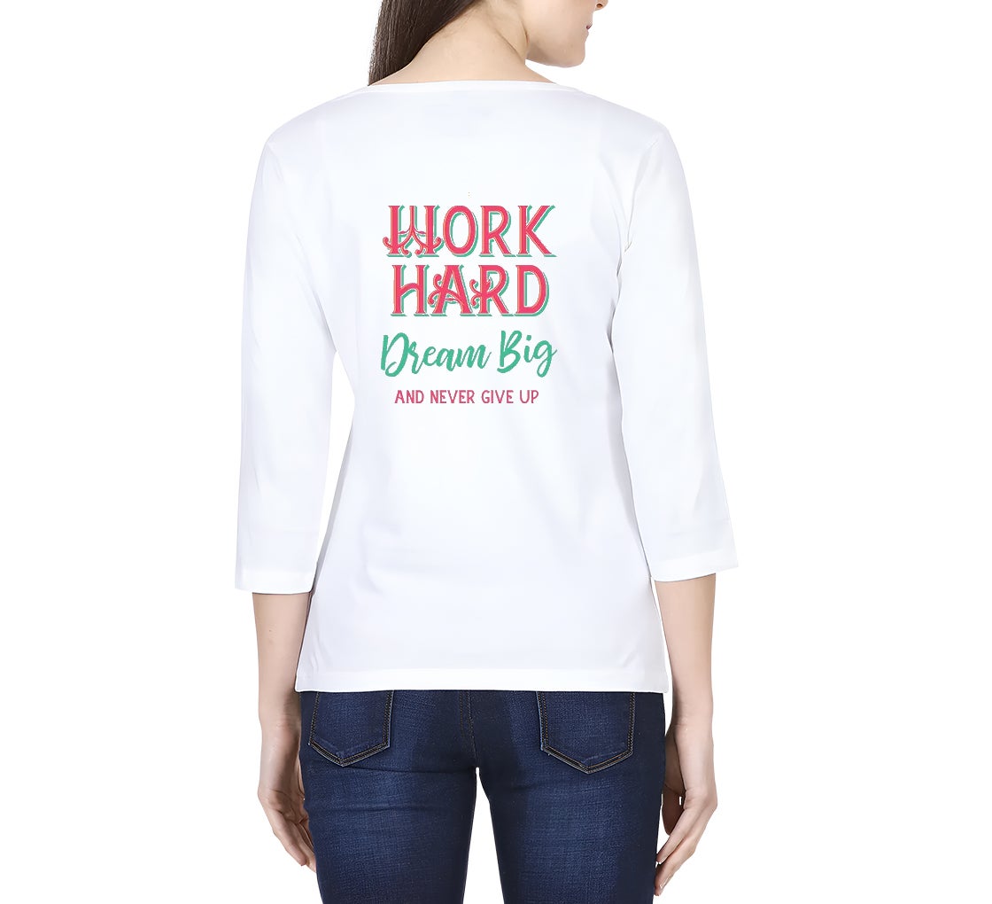 Women's Printed T-Shirt - 3/4 Sleeves