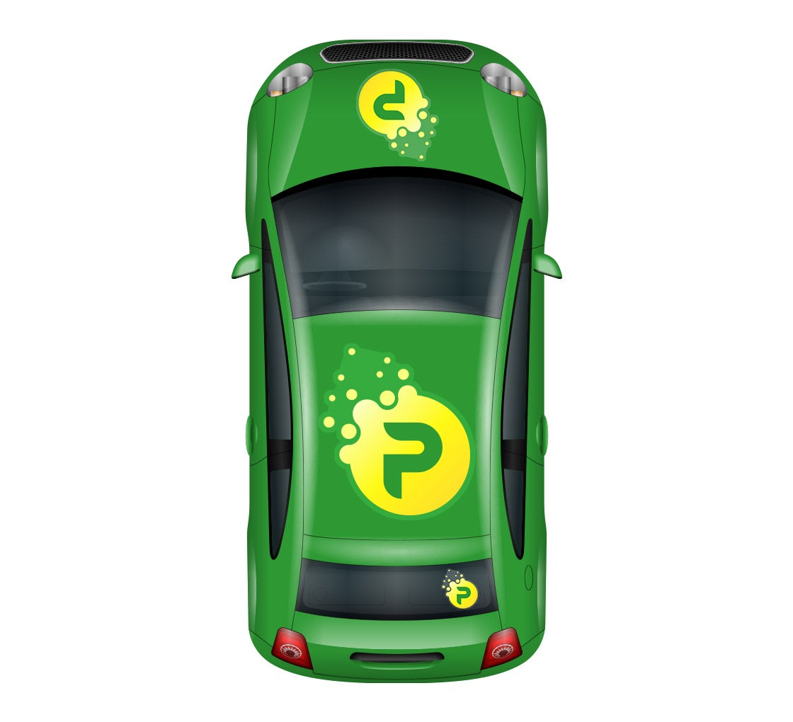 Die-Cut Car Decals / Stickers (Clear)