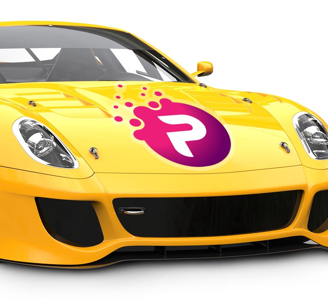 Die-Cut Car Decals / Stickers (Clear)