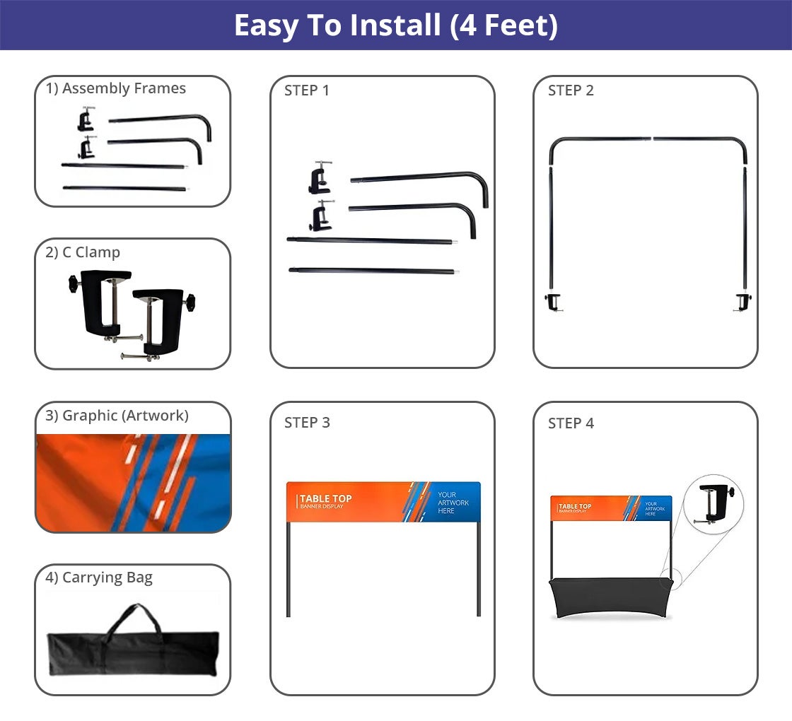 Table Top Banner Displays