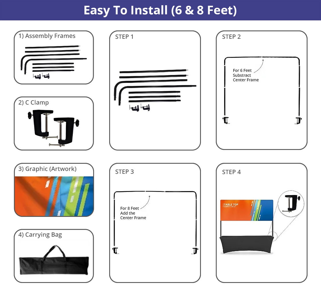 Table Top Banner Displays