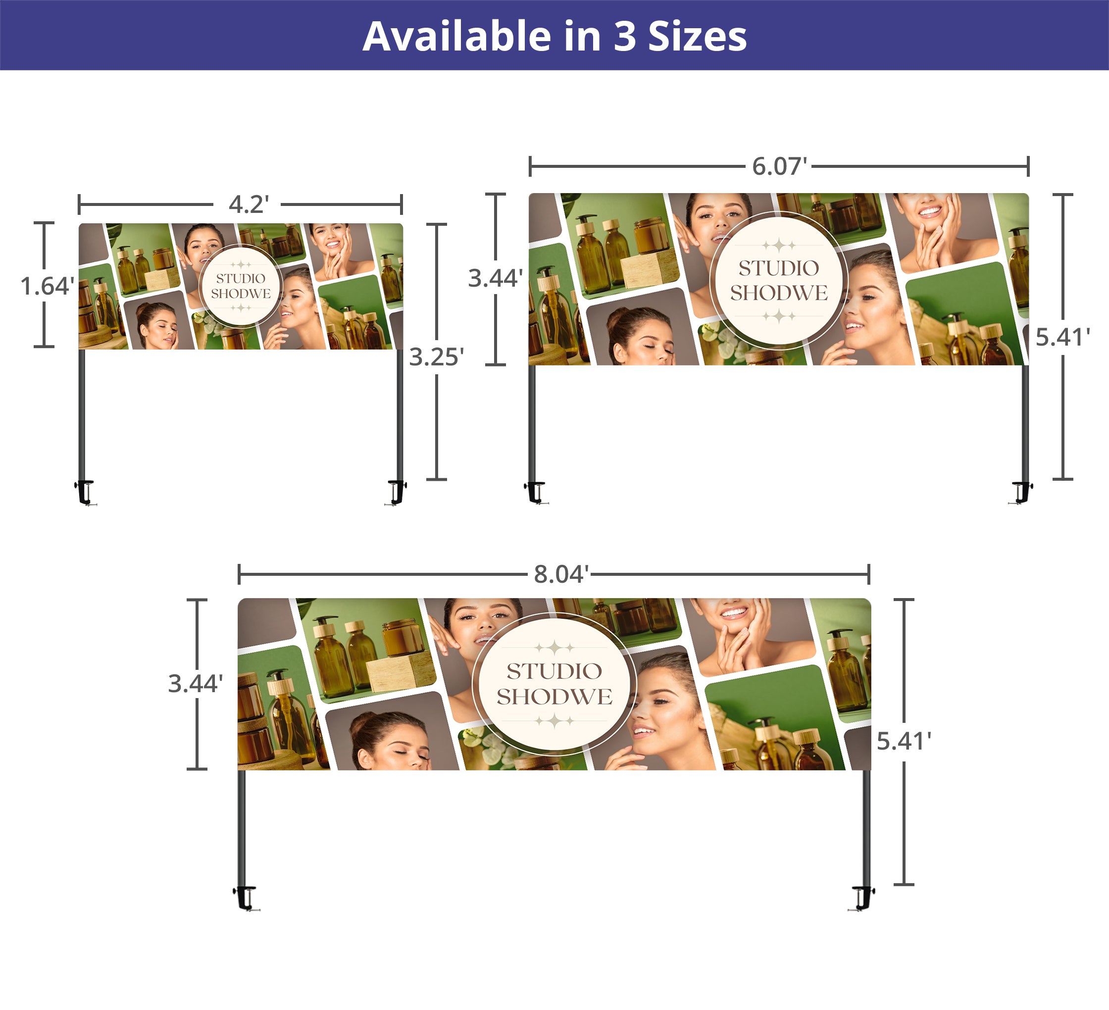 Table Top Banner - Half Display