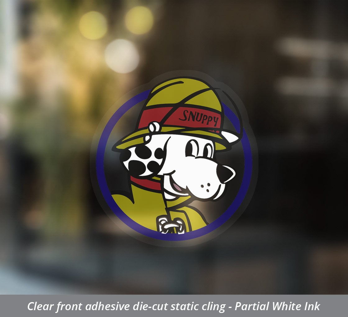 Clear Front Die-Cut Static Clings