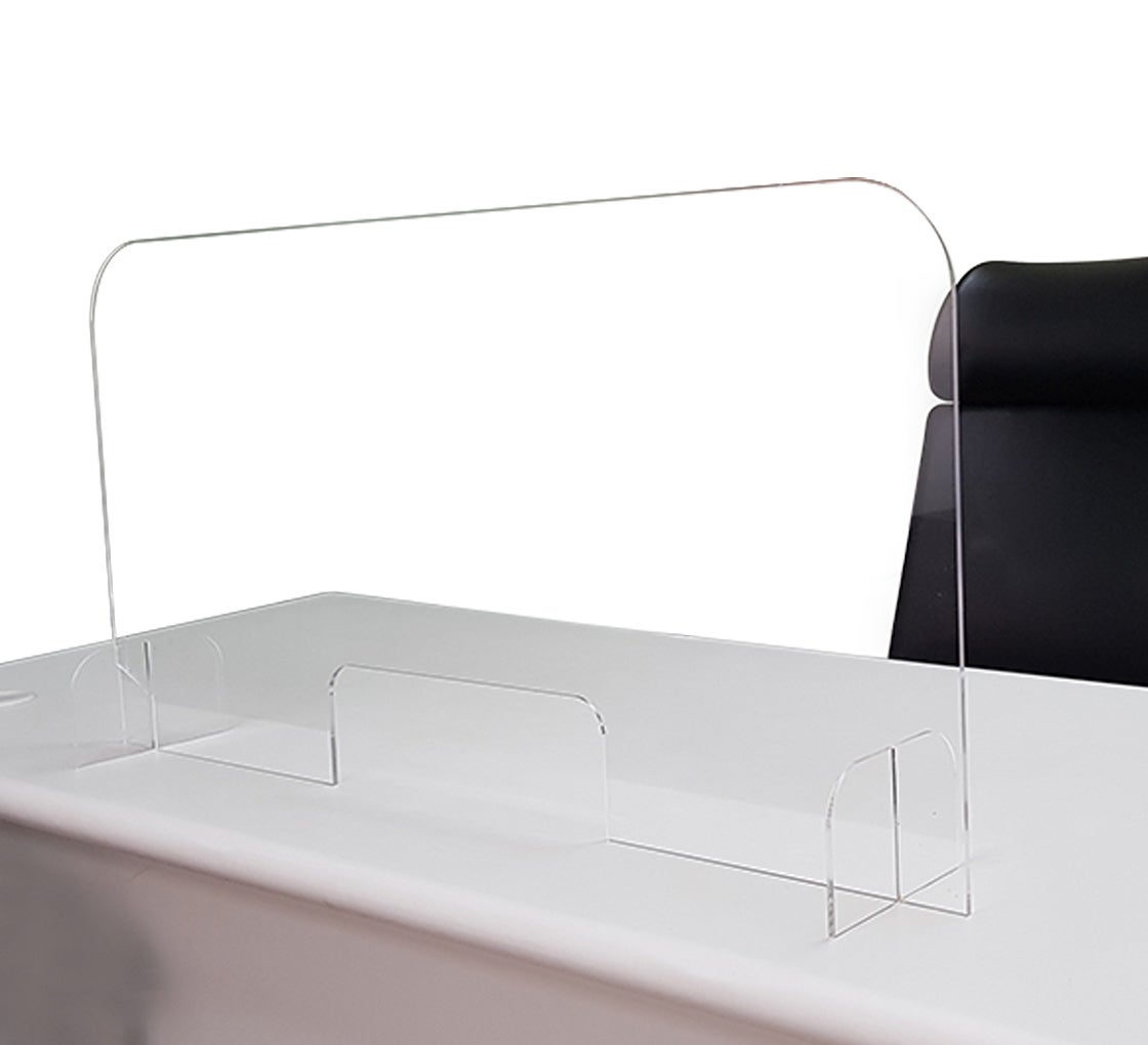 Countertop Sneeze Guard - Clear Acrylic