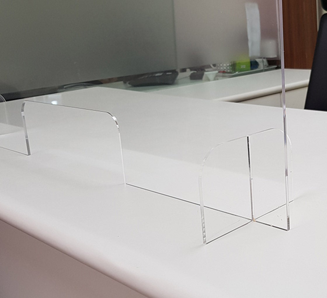 Countertop Sneeze Guard - Clear Acrylic
