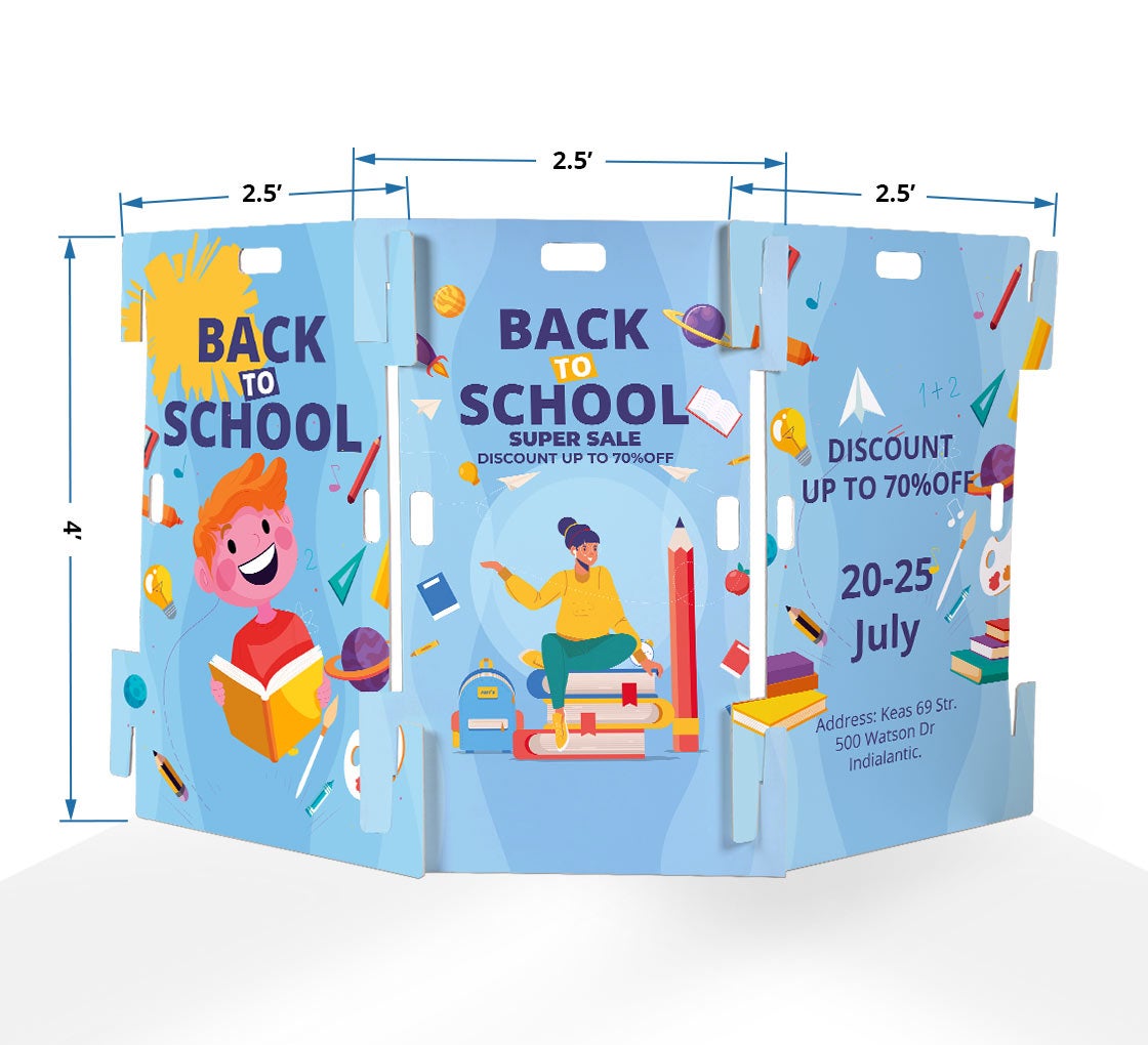 Crowd Control Interlocking Barrier