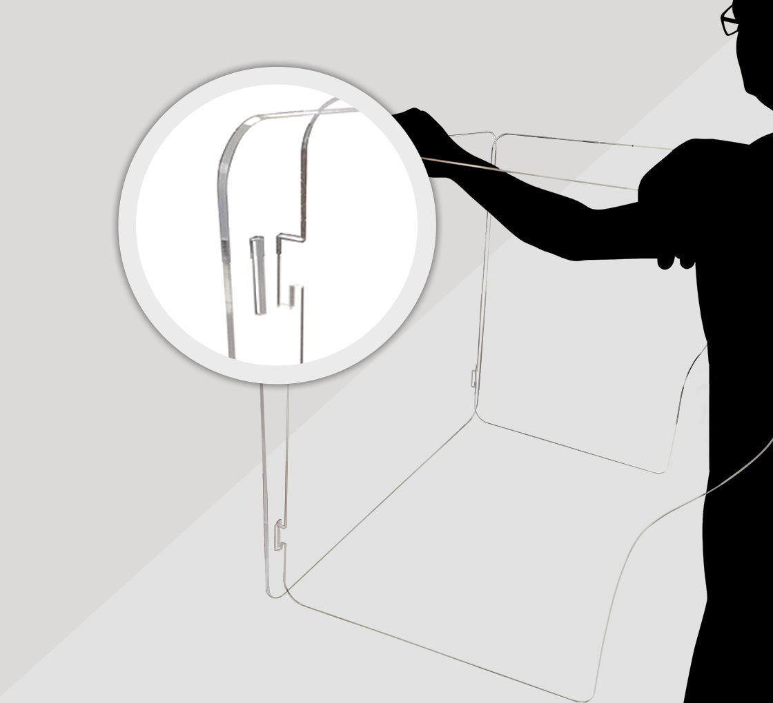 Desktop Sneeze Guard