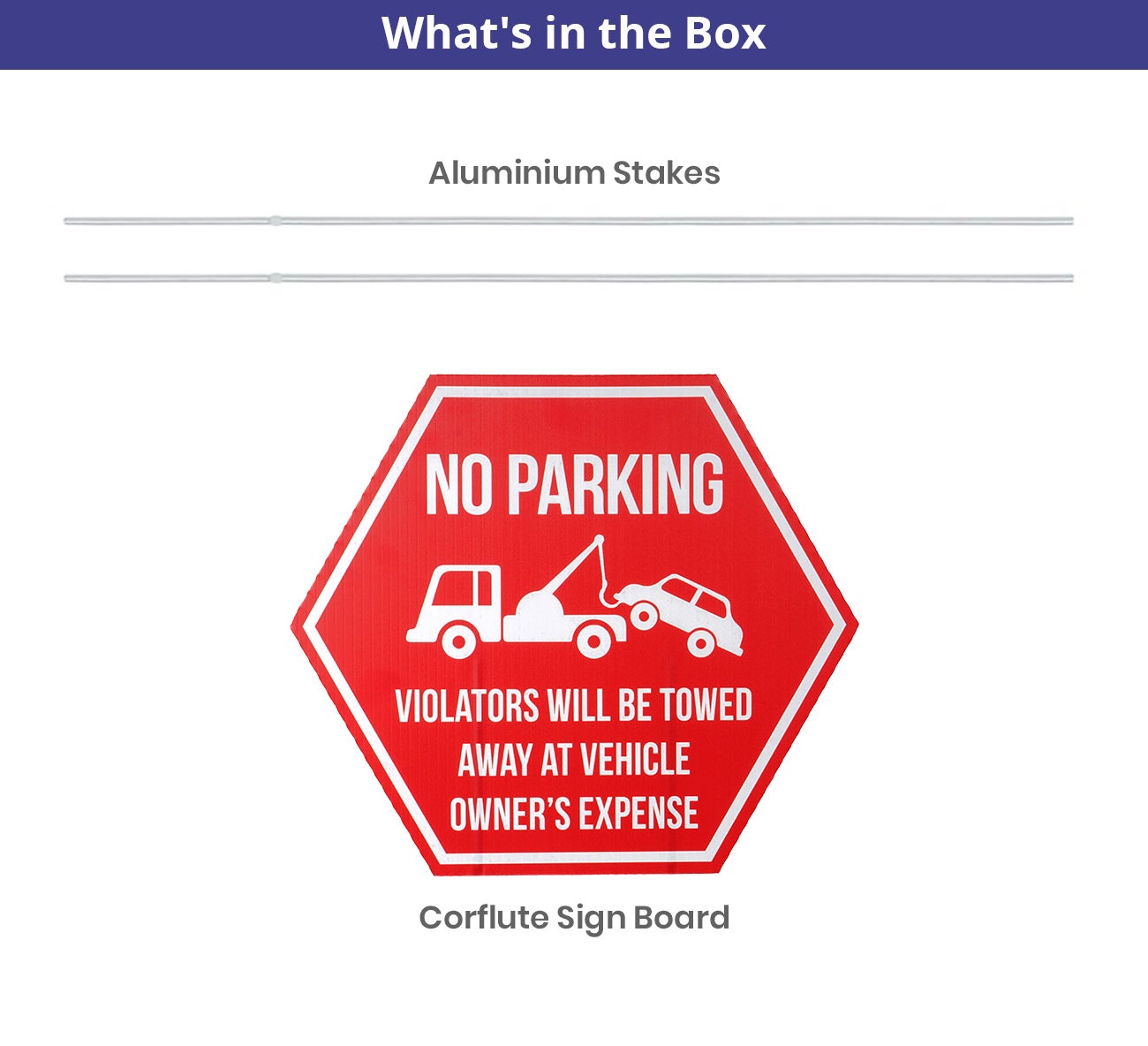 Hexagonal Yard Signs