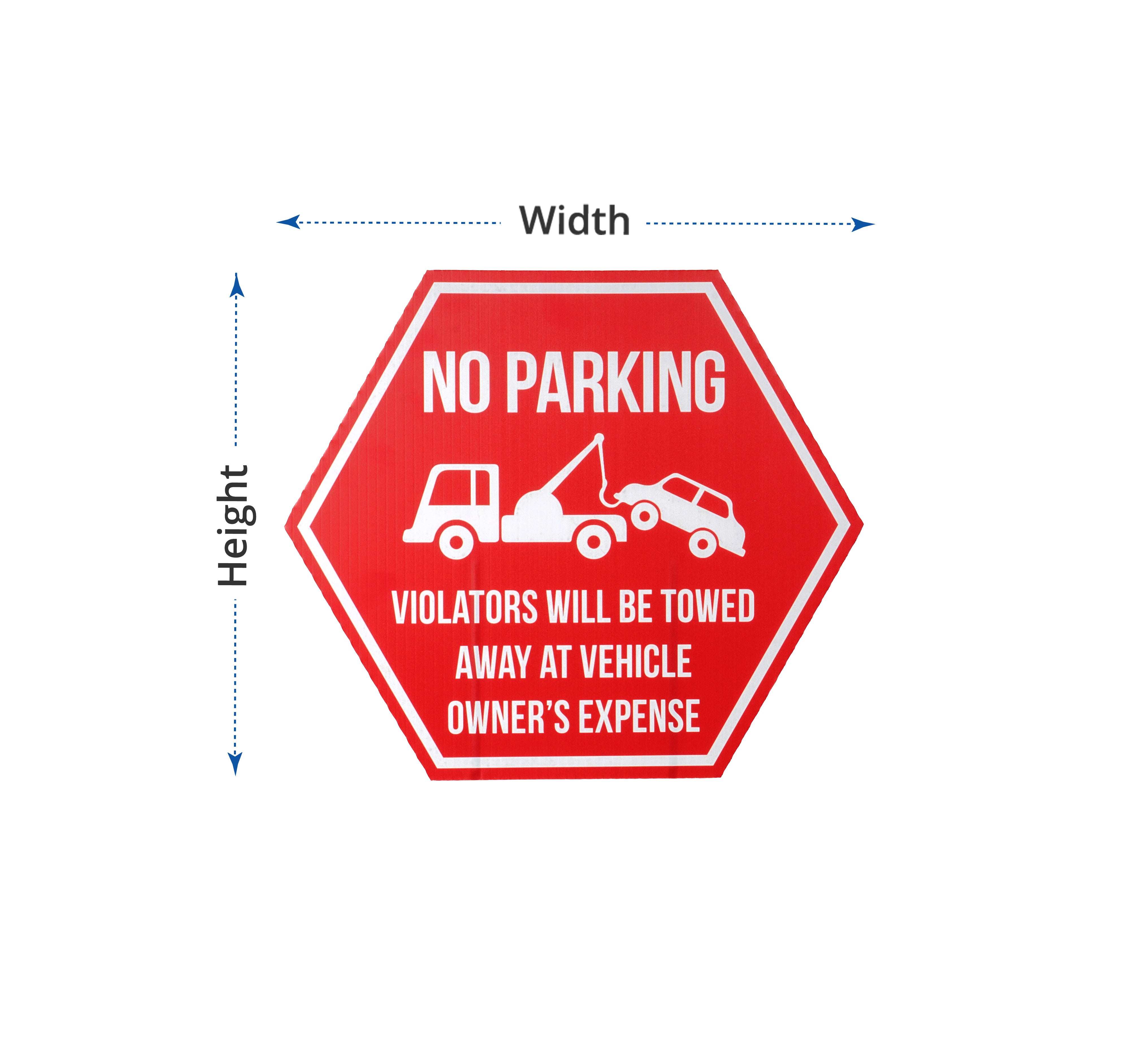 Hexagonal Yard Signs