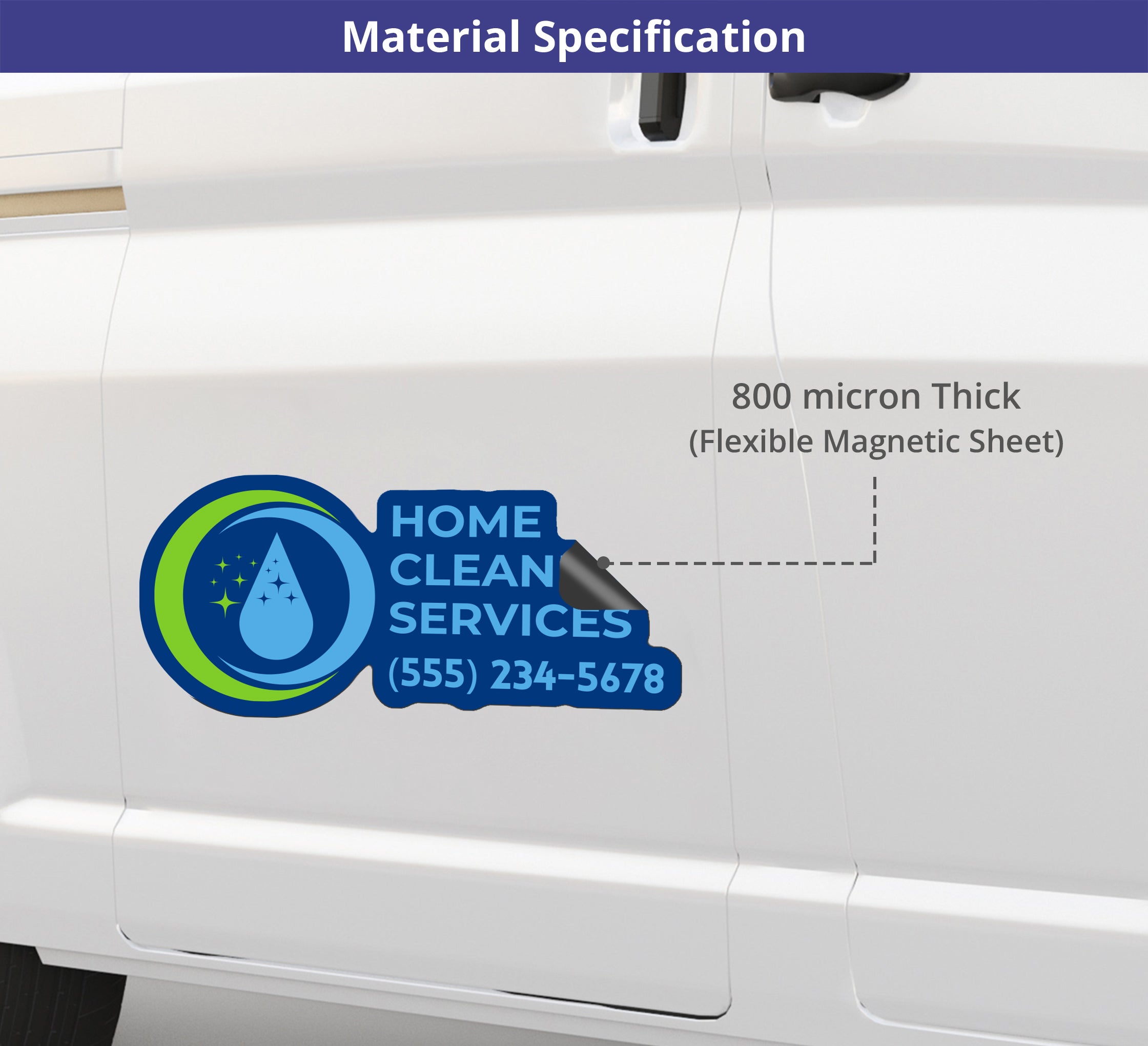 Die-Cut Magnetic Signs