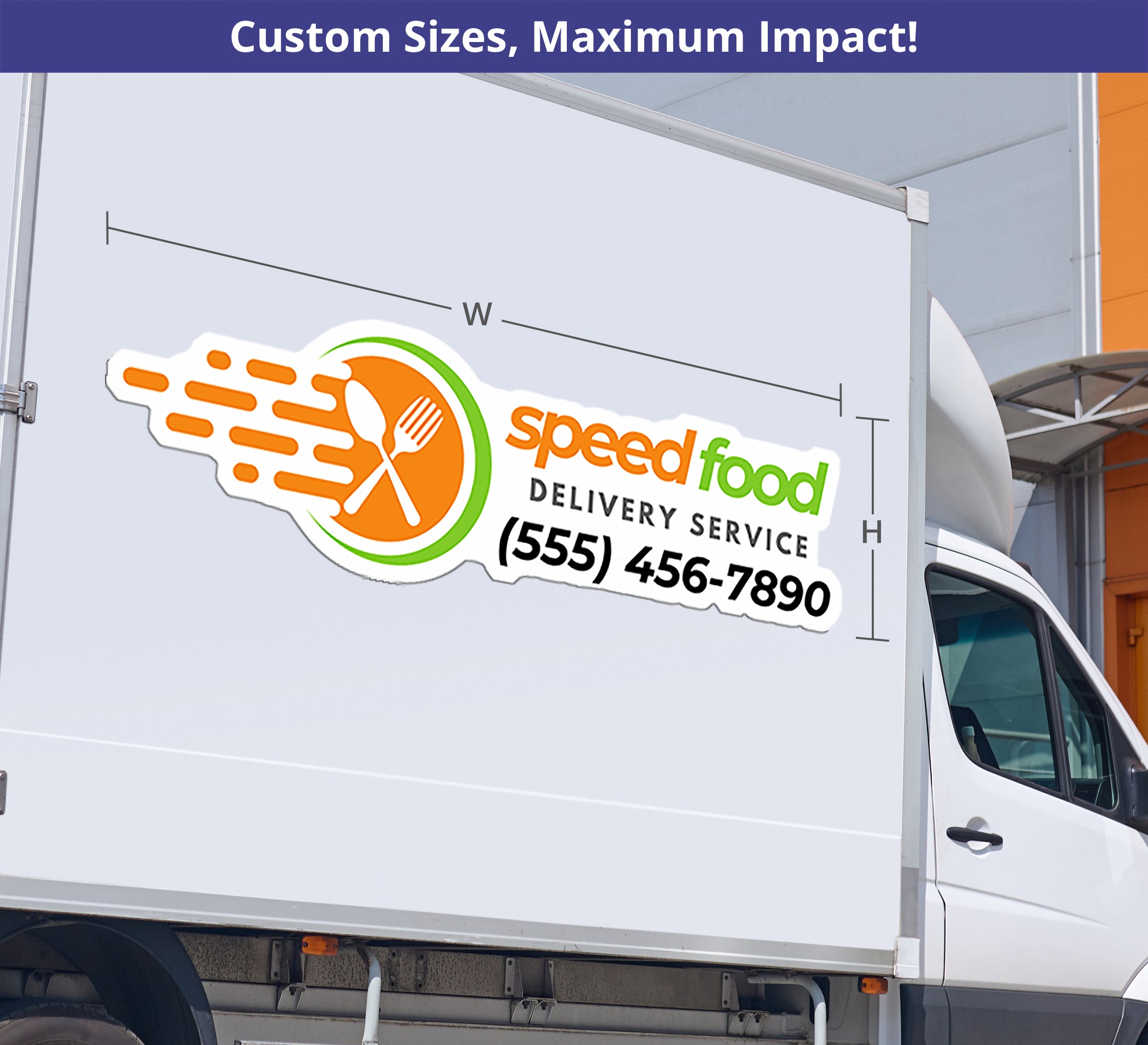 Die-Cut Magnetic Signs